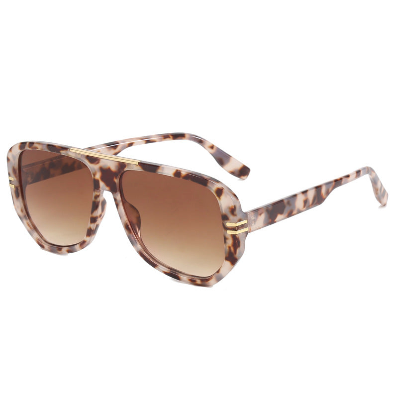 Damen Oversize-Sonnenbrille mit Designer-Rahmen Brehn
