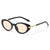 Designer Cat-Eye Sonnenbrille mit goldenen Akzenten Brehn