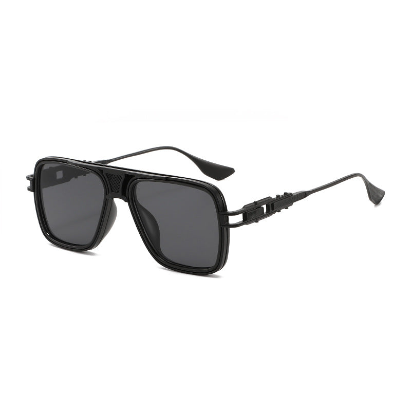 Herren Übergroße Quadratische Rahmen Sonnenbrille Brehn