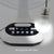 Damen tragbarer Solarventilator mit USB-Ladefunktion und integriertem LED-Licht Brehn