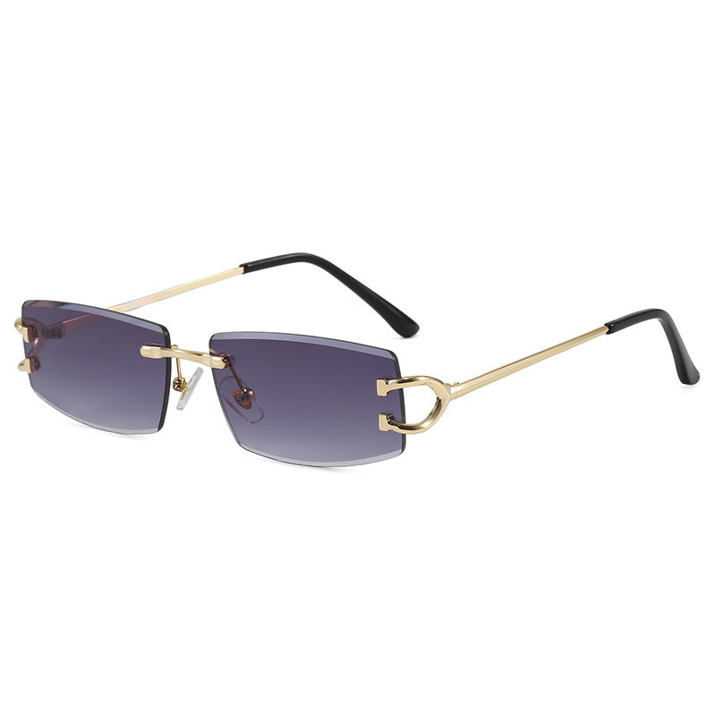 Damen Elegante Minimalistische Sonnenbrille mit einzigartigen Metalldetails Brehn