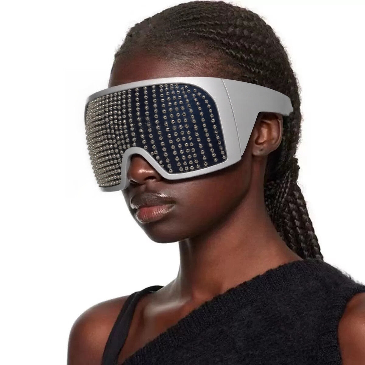 Damen modische Skibrille mit strassbesetztem Rahmen Brehn