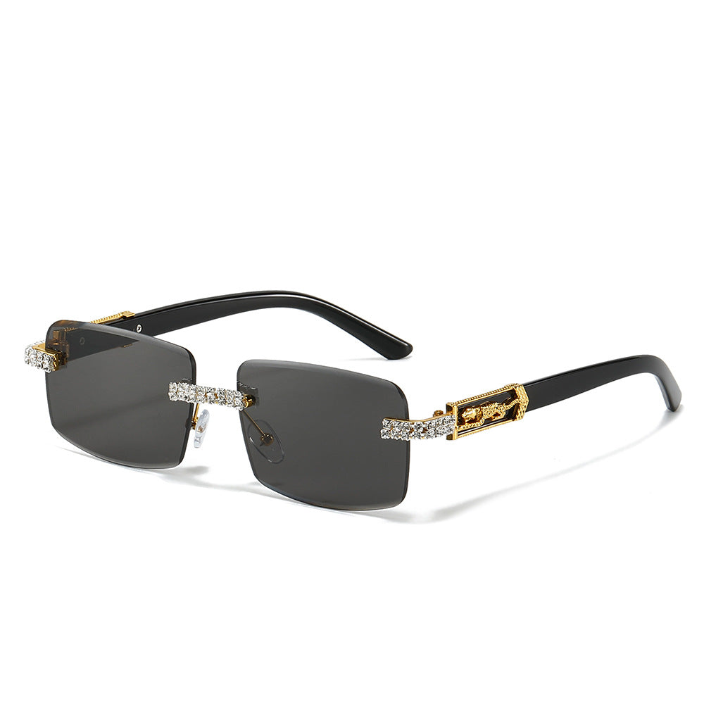 Dekorativer quadratischer Rahmen Modetrends Sonnenbrille Brehn