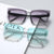 Damen statement Sonnenbrille mit stilvollem quadratischen Rahmen und modischen Akzenten Brehn