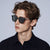 Moderne quadratische Sonnenbrille für Männer Brehn