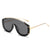 Modebewusste futuristische Schild-Sonnenbrille Brehn