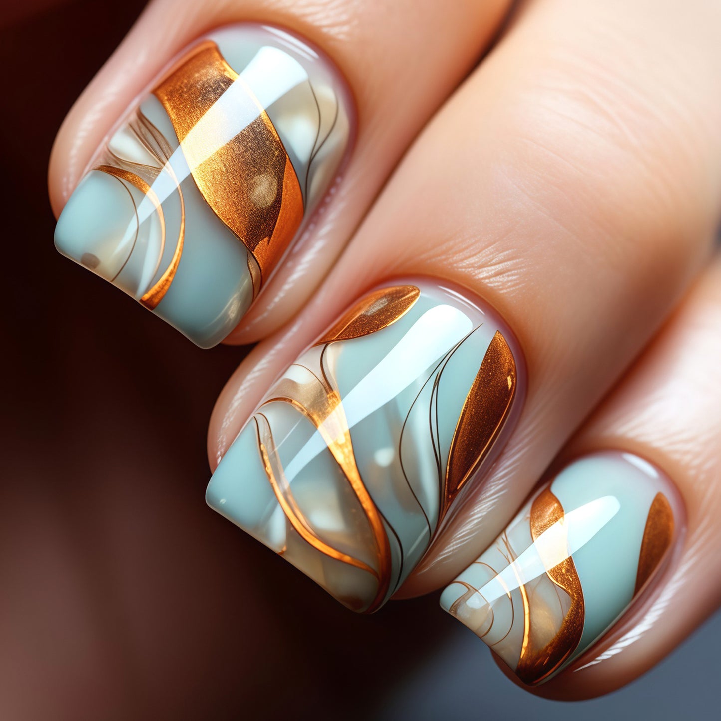 Künstlerisches Nageldesign-Kit Brehn