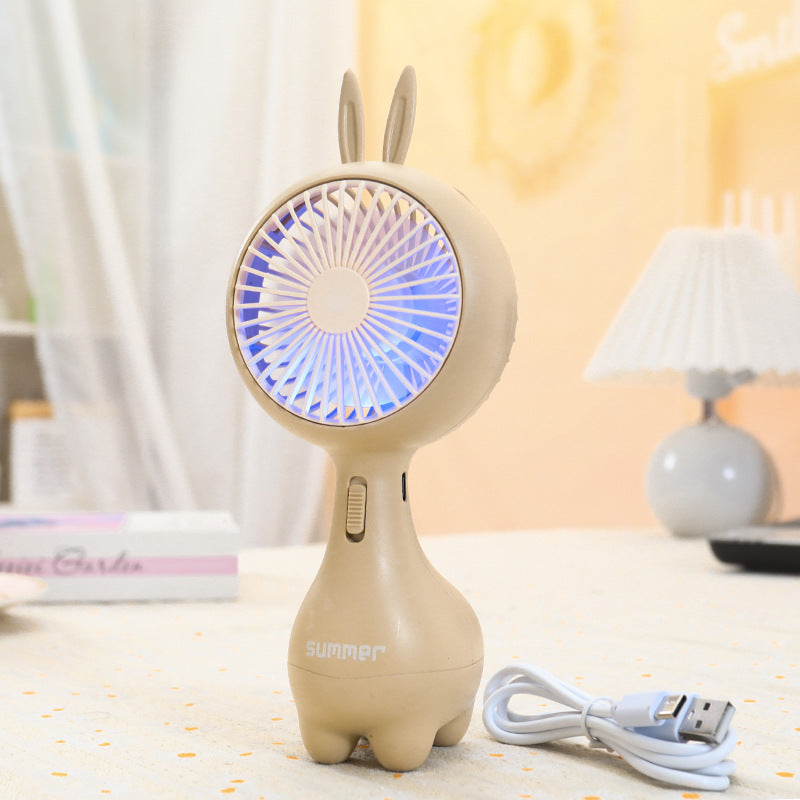 Damen tragbarer Mini-Handventilator mit flexiblem Halterungsmechanismus Brehn