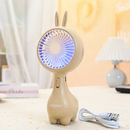 Damen tragbarer Mini-Handventilator mit flexiblem Halterungsmechanismus Brehn