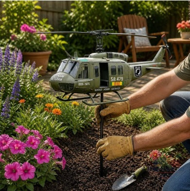 Helikopter Rasenornament Brehn
