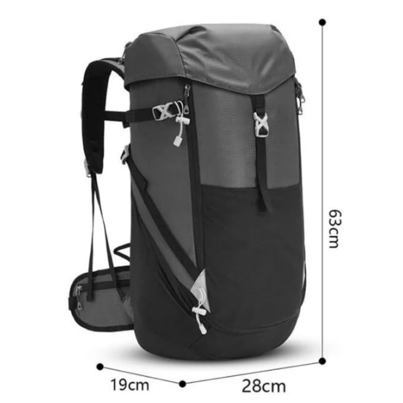 Outdoor-Rucksack mit Wasserdichtem Gewebe und Vielen Praktischen Fächern Brehn