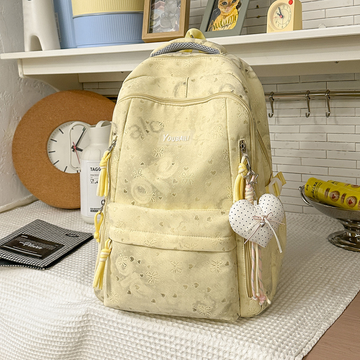 Stilvolle floral-geprägte Rucksack Brehn