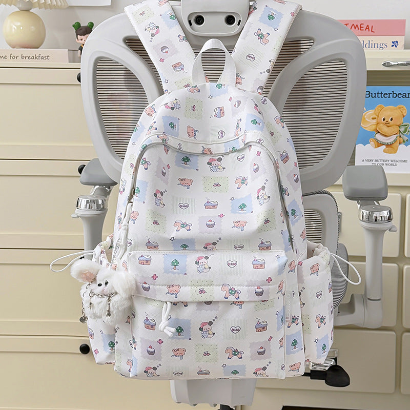 Süßer Rucksack mit Cartoon-Muster