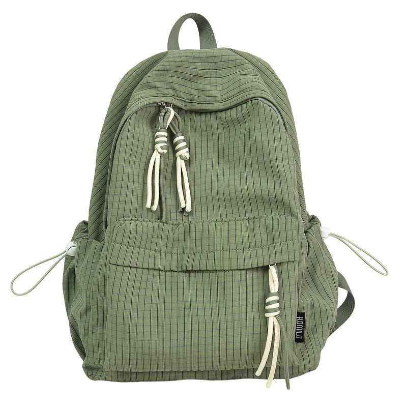 Lässiger karierten Rucksack