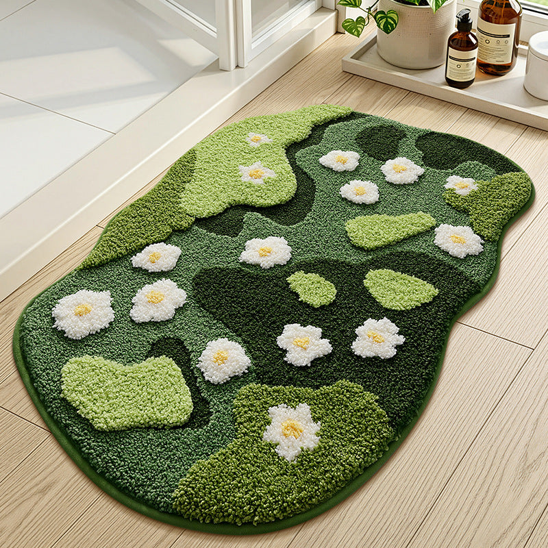 Floral Verzierte Innenteppich Badmatte Brehn
