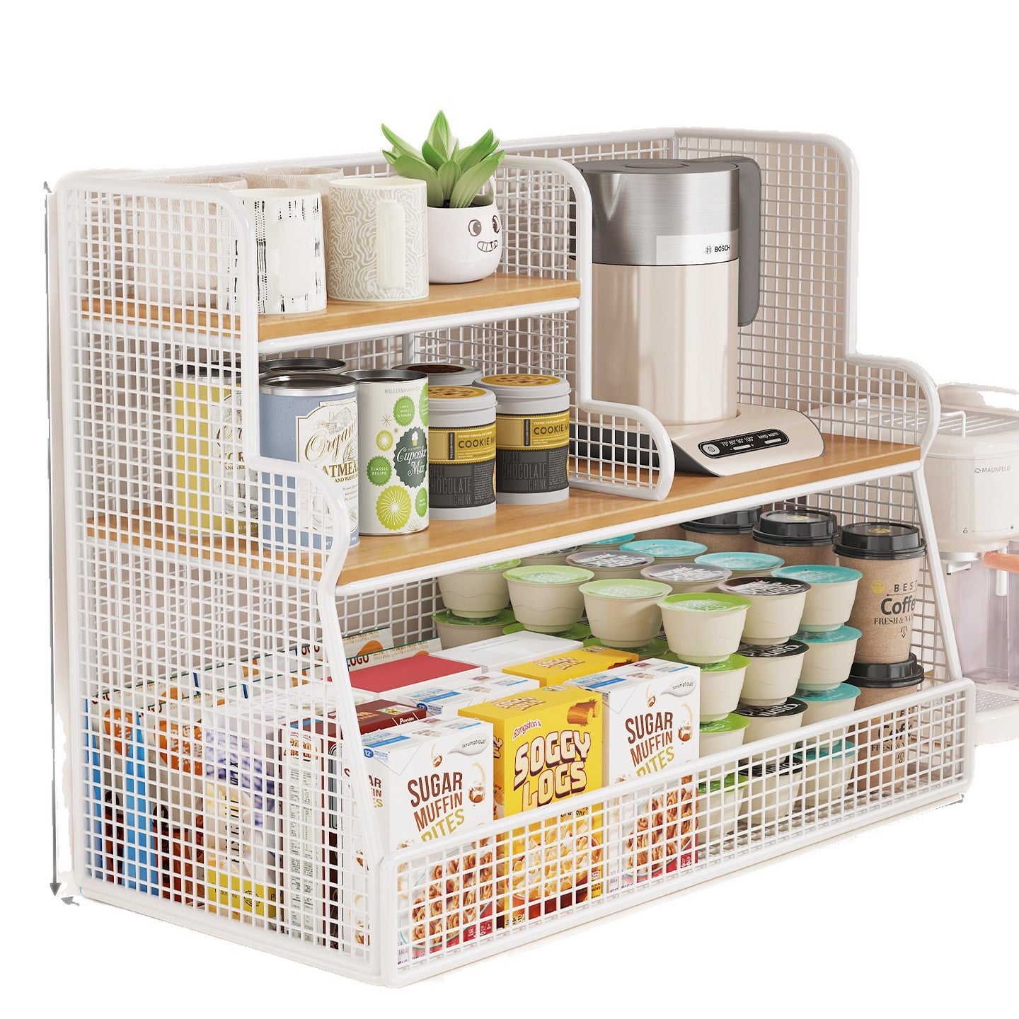 Multi-Ebenen-Küchenregal-Organizer Brehn