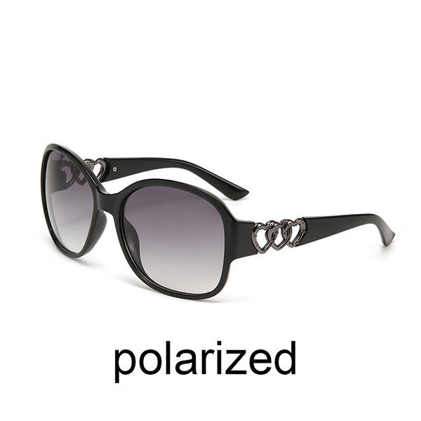 Damen elegante Sonnenbrille mit exquisite Rahmenverzierung Brehn