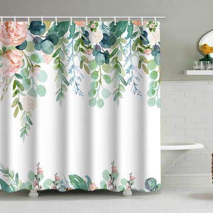 Floral Lavendel Muster Duschvorhang Brehn