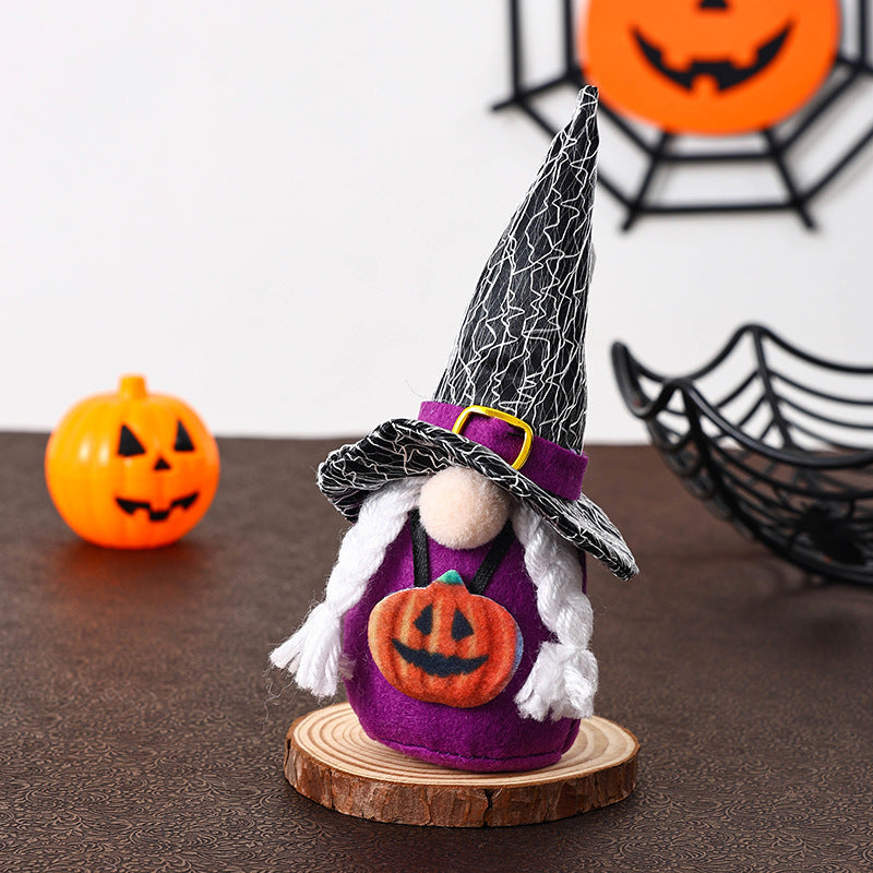 Dekorative Halloween Gnome Figur Brehn