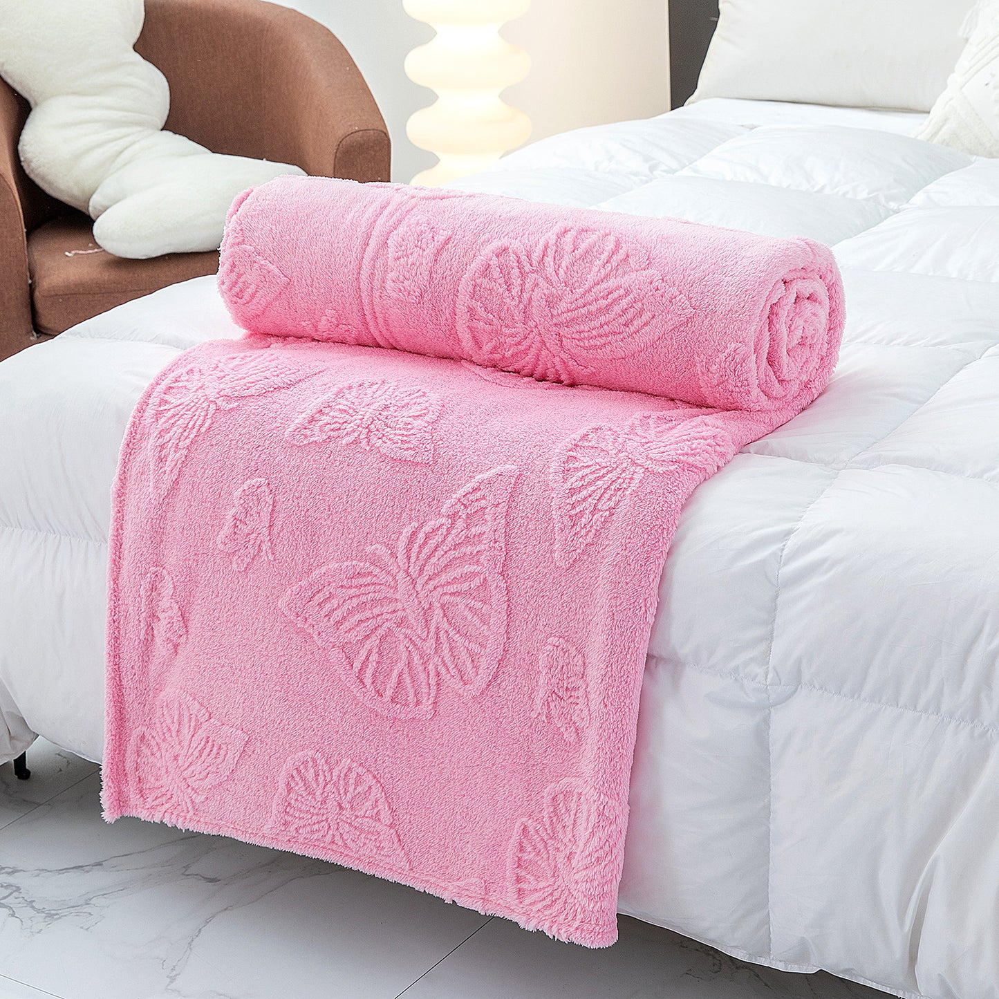 Damen Cozy Mischgewebe Decke Brehn