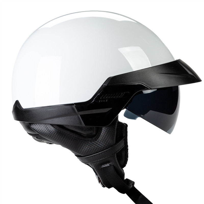 Urban Style Motorrad Halbschale mit Visier Brehn