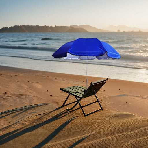 Damen Verstellbarer Strand-Sonnenschutzschirm mit Bodenverankerung Brehn