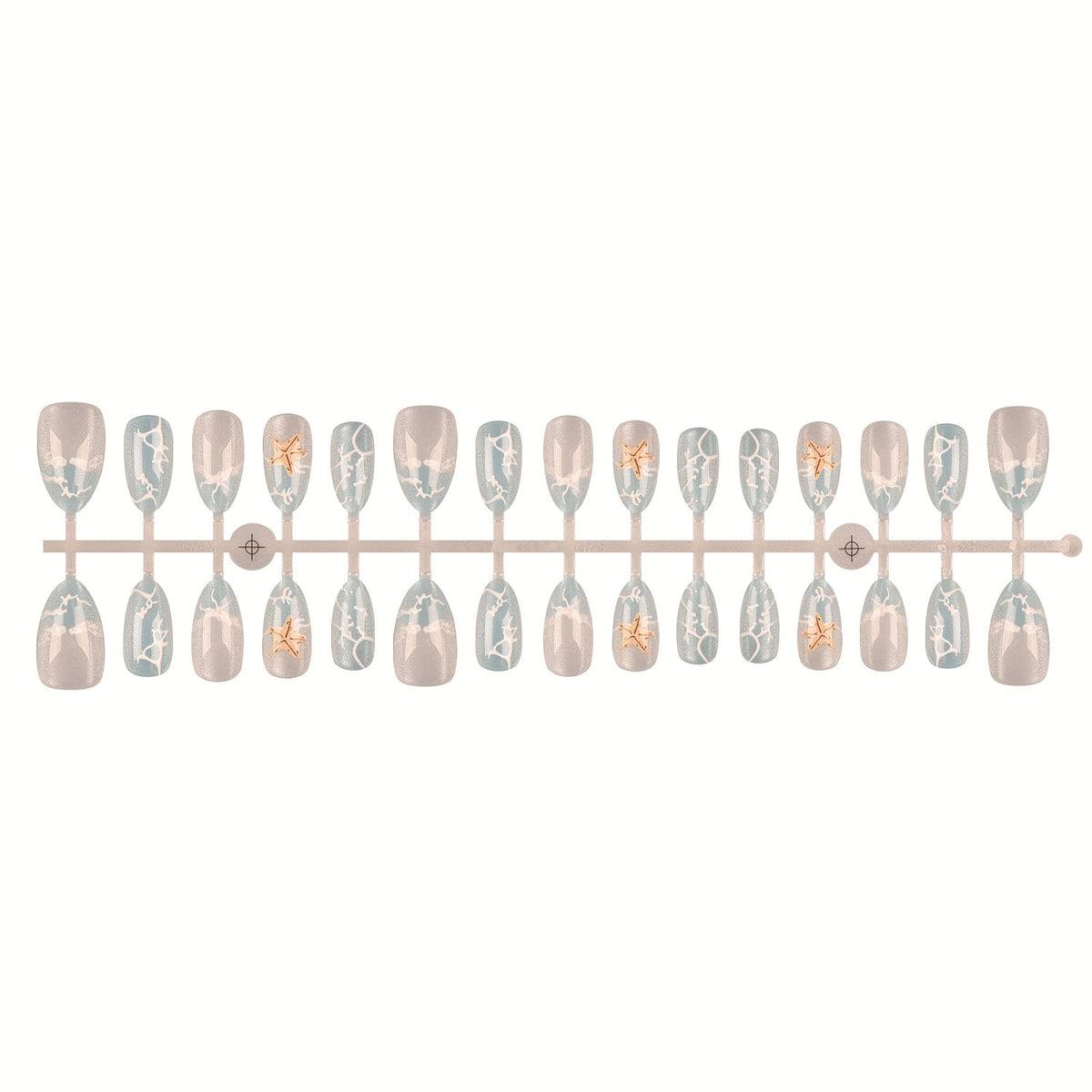 Elegante Press-On Nagelspitzen Set