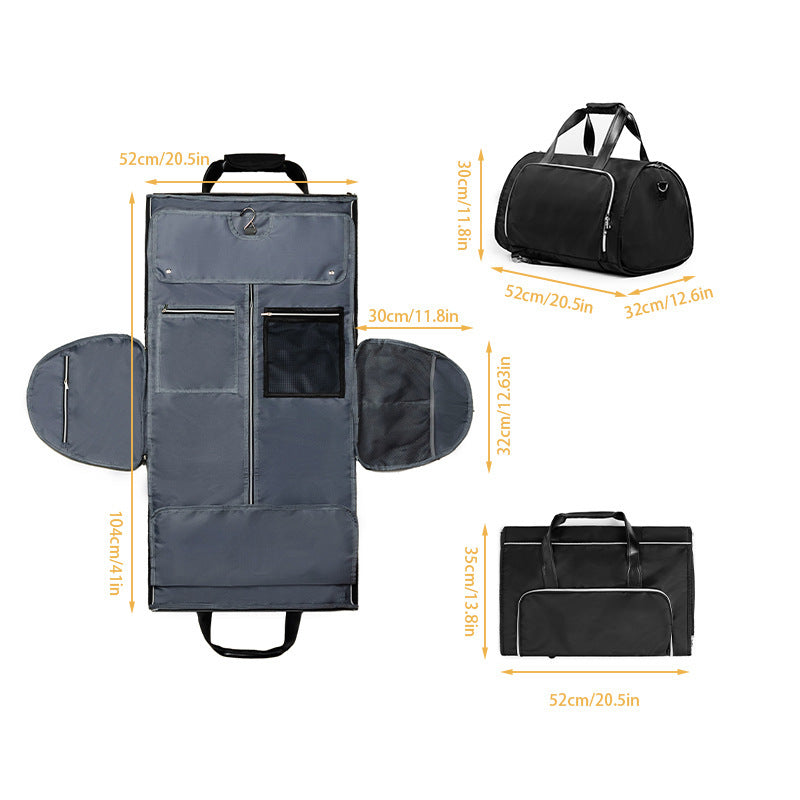 Elegante Reisetasche mit Integriertem Kleiderschutz Brehn