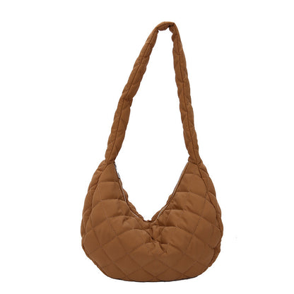 Gepolsterte Hobo-Schultertasche