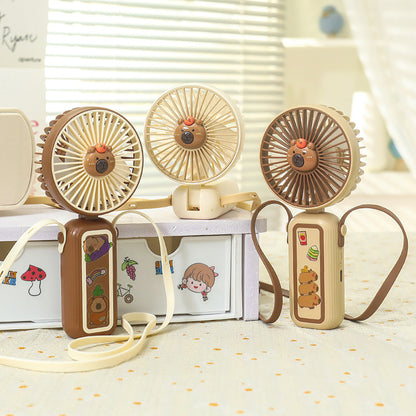 Unisex Tragbarer Handventilator mit niedlichem Tierdesign Brehn