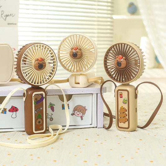Unisex Tragbarer Handventilator mit niedlichem Tierdesign Brehn