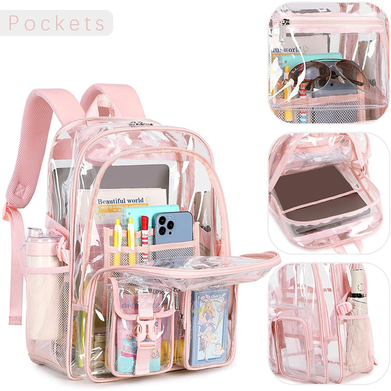 Transparente Multifunktionale Schulrucksack Brehn