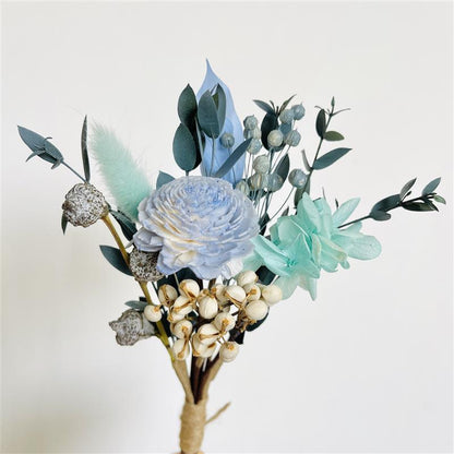 Getrocknete botanische Blumenarrangement