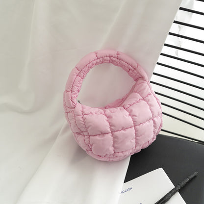 Gepolsterte Mini Schultertasche