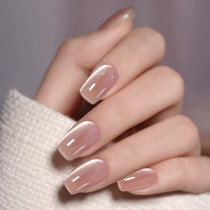 Kunstnagelset mit Glamourösen Schwarz-Glitzer-Akzenten Brehn