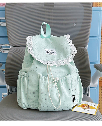 Sternenprint Rüsch-Rucksack Brehn