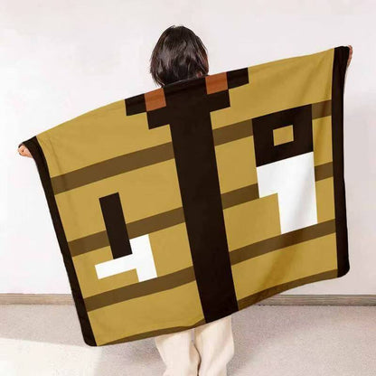 Gemütliche Karomuster-Fleece-Decke