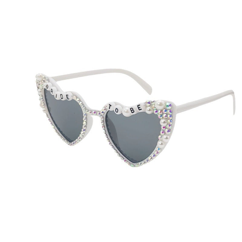 Herzförmige Braut-Sonnenbrille Brehn