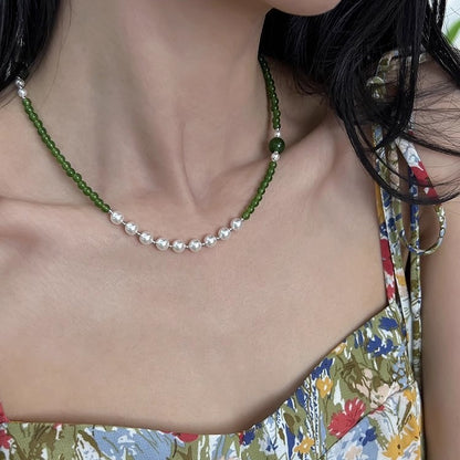 Elegante Perlenkette Brehn