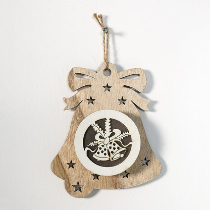Dekorative Holz-Weihnachts ornament Brehn