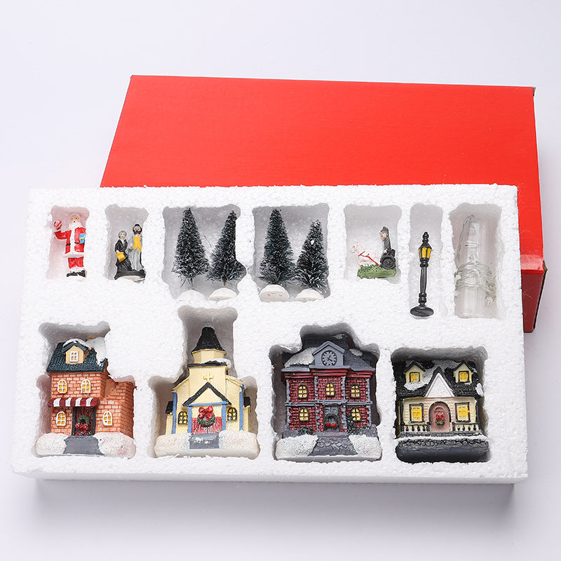 Weihnachtsdorf Dekorationsset Brehn