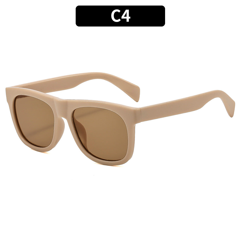 Stylishe Rechte Rahmen Sonnenbrille