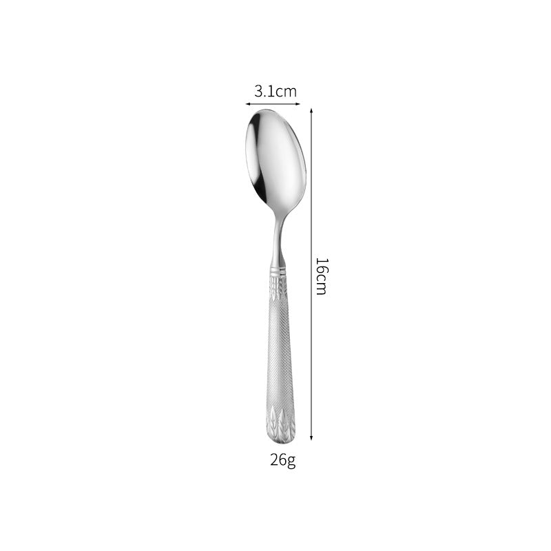 Eleganter Teelöffel mit Kunstvollem Griffdesign Brehn