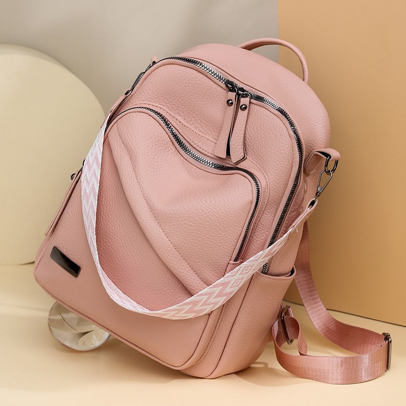 Stylischer Leder-Rucksack Brehn