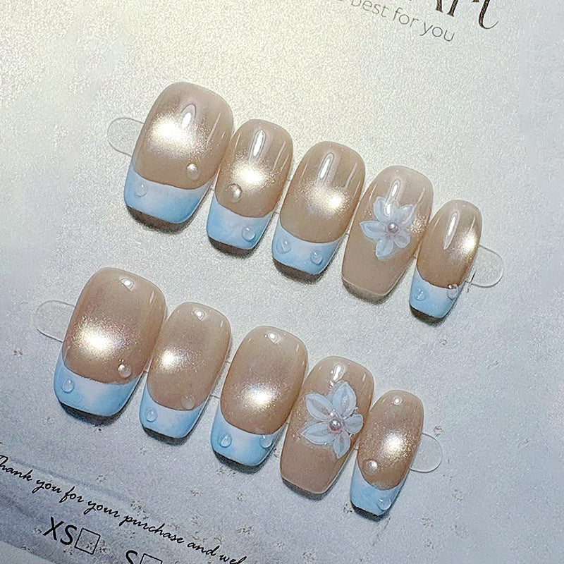 Dekoratives Press-On Nagelset Brehn