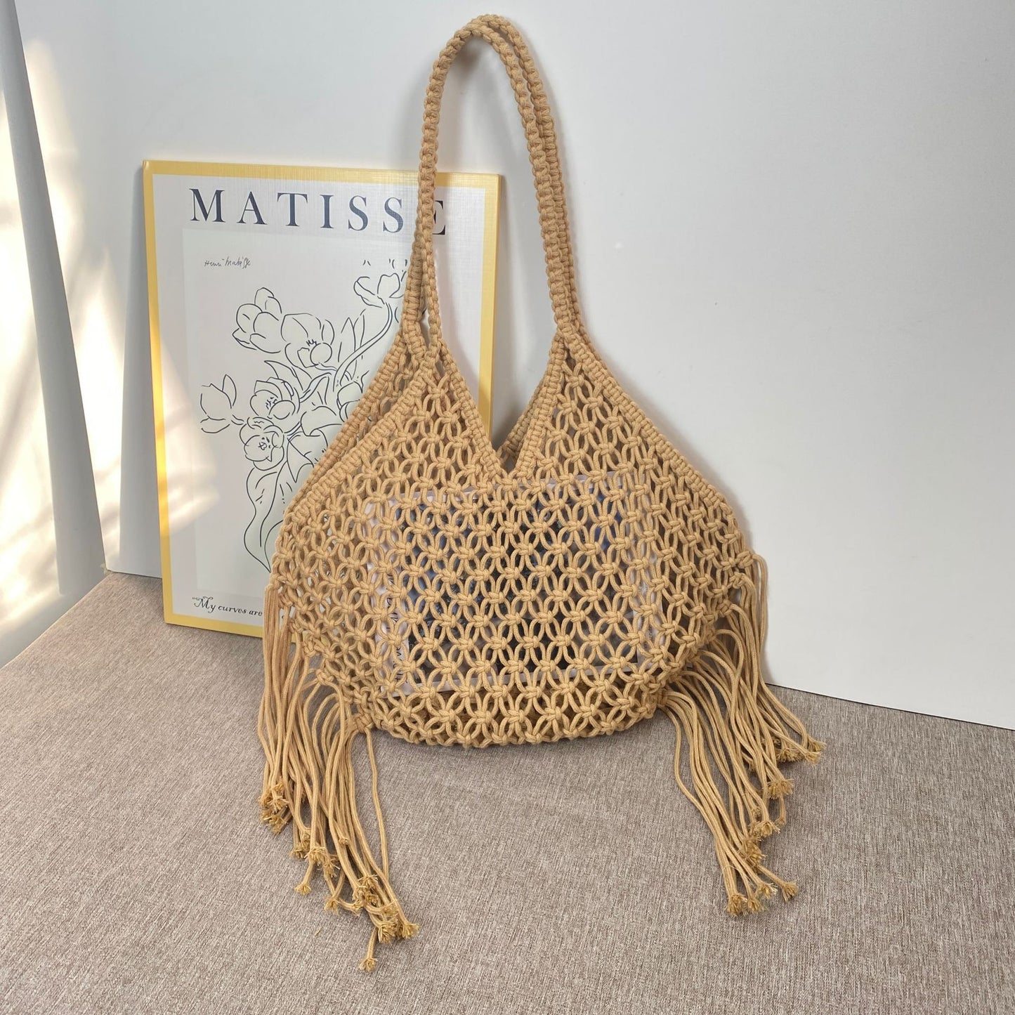 Trendige Makramee-Tasche Brehn
