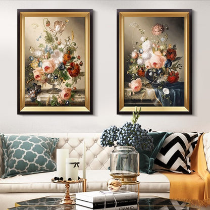 Vintage Blumen Dekorative Kunst