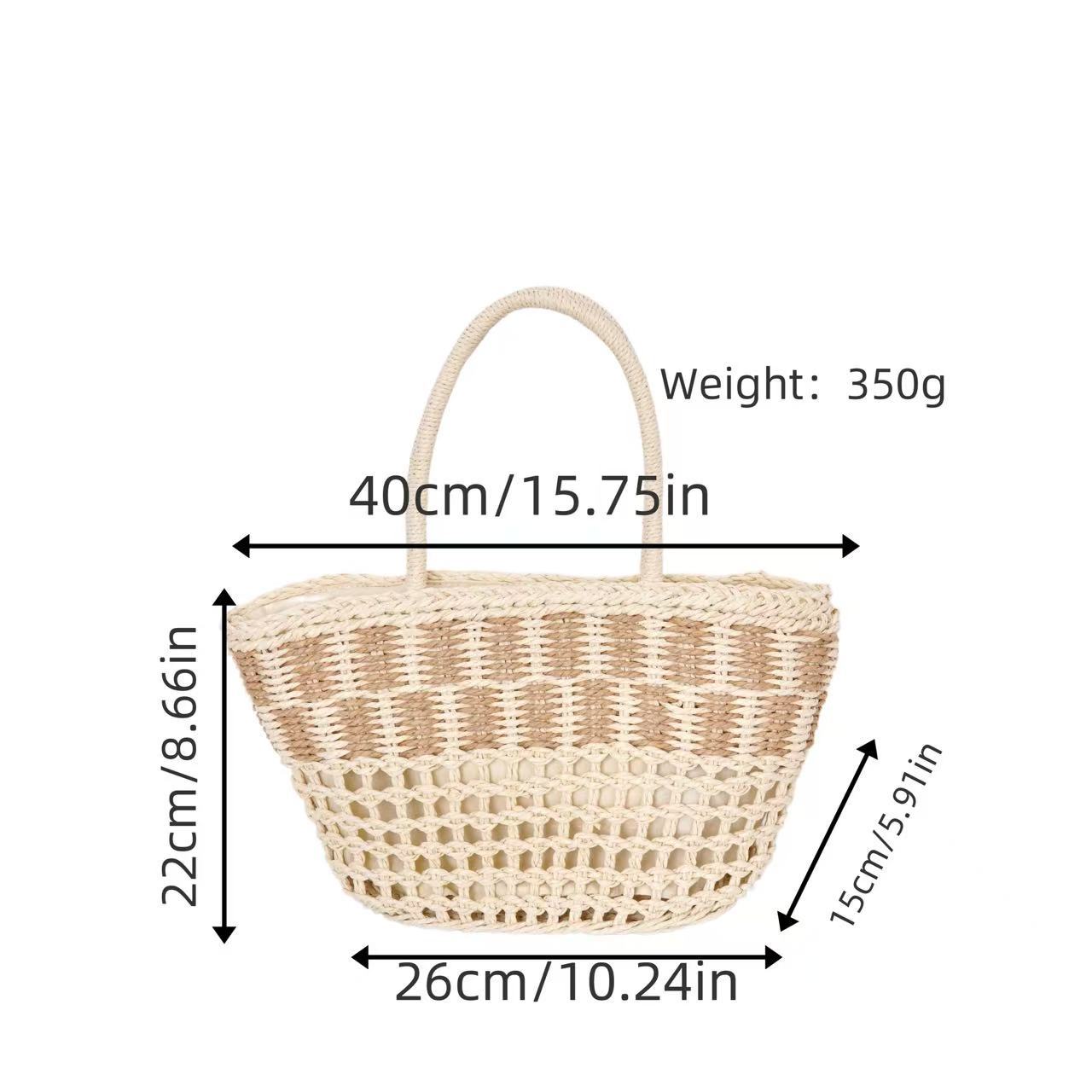 Großer Korb Shopper Brehn