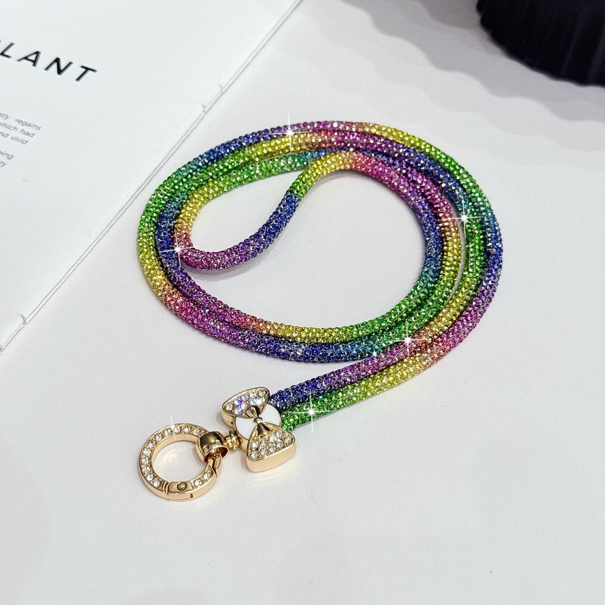 Elegante Strass-Brillen Kette Brehn