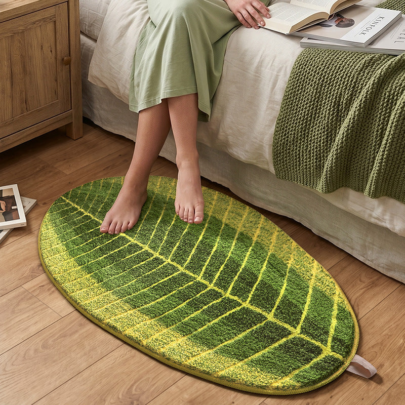 Monstera-Blatt-förmiger Teppich Brehn